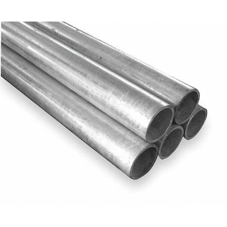 Galvanized Pipe, Steel, 1.5 In Pipe Size, 48000 Lb Tensile Strength