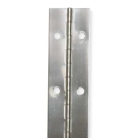 1 In W X 72 In H Stainless Steel Continuous Hinge