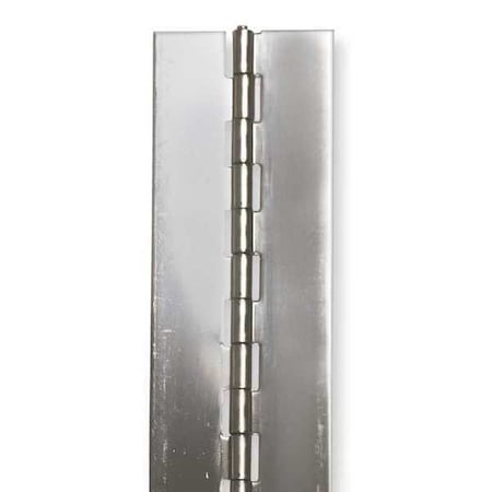 1 In W X 48 In H Bright Stainless Steel Continuous Hinge