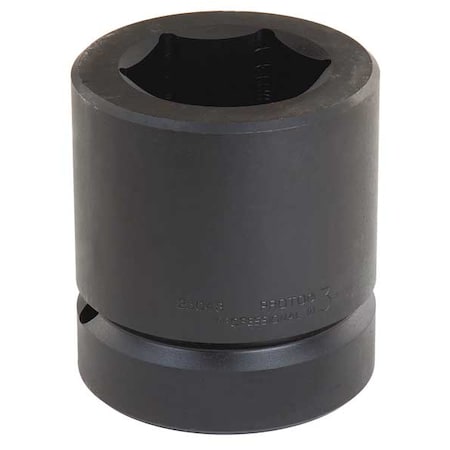 2-1/2 Dr, 3-3/4 Size, SAE Impact Socket, 6 Pts