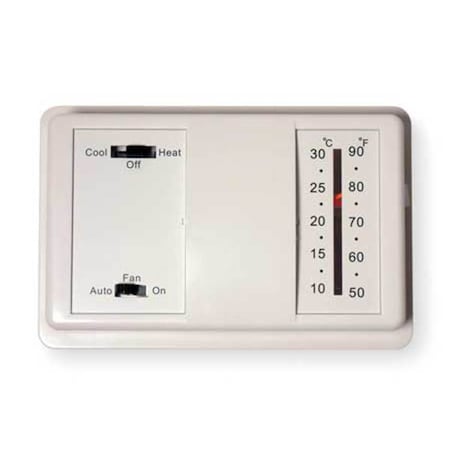 Low Voltage Thermostat, Hardwired, 20/30VAC