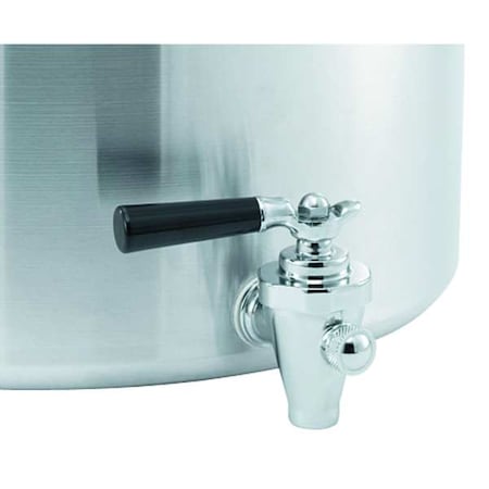 Alum. Stock Pot With Faucet, 40 Qt