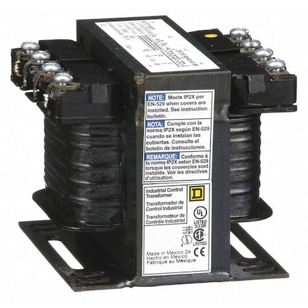 Control Transformer,100VA,2.89 In. H