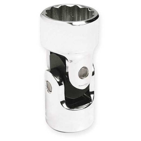 1/2 In Drive Flex Socket 1/2 In, 12 Pt, SAE