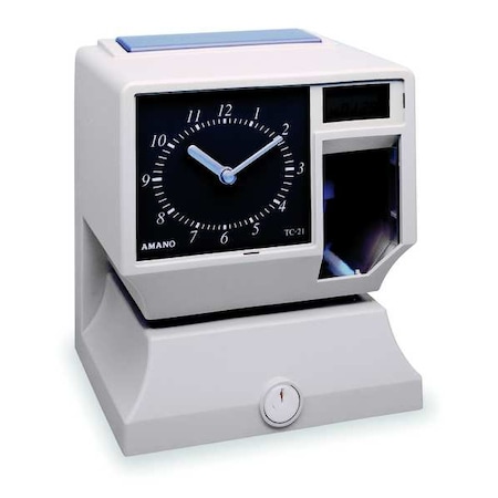 Time Clock, Analog Dial & LCD Display