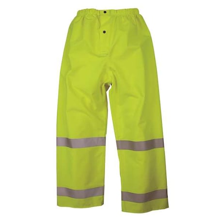 Rain Pants,Hi-Vis Yellow/Green,M