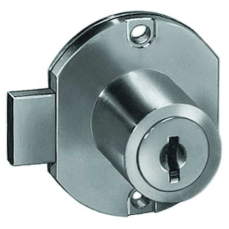 Cabinet And Drawer Dead Bolt Locks, Keyed Different, For Material Thickness 15/16 In