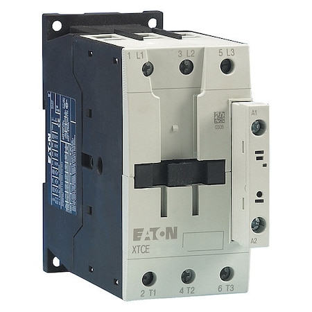 IEC Magnetic Contactor, 3 Poles, 480 V AC, 50 A, Reversing: No