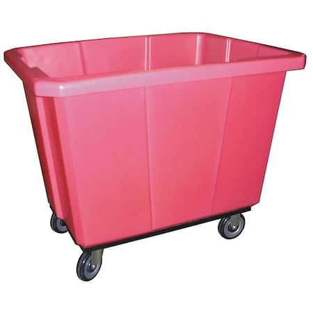 Cube Truck, 7/16 Cu. Yd., 600 Lb. Cap, Red, Overall Height: 31