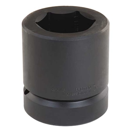 2-1/2 Dr, 4-1/2 Size, SAE Impact Socket, 6 Pts