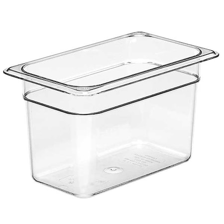 Food Pan, Fourth Size, Clear,PK6