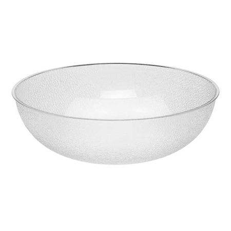 Round Pebbled Bowl, 20-1/4 Qt., Polycarbonate Pebbled PK4