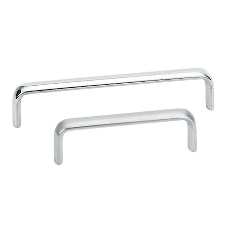 Pull Handle, 316 SS, 6 In. H, Polished, Threaded Holes
