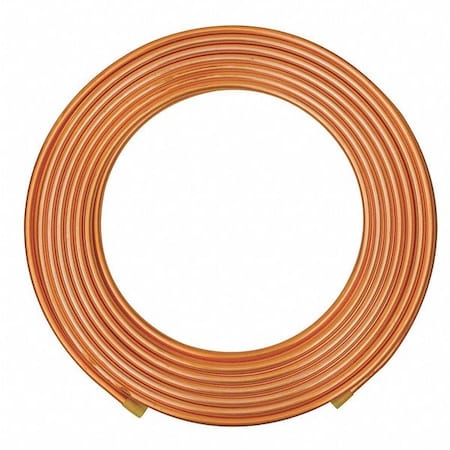 Coil Copper Tubing, 3/4 In Outside Dia, 100 Ft Length, Type L