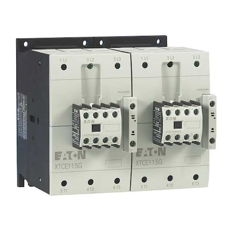 IEC Magnetic Contactor, 3 Poles, 240 V AC, 170 A, Reversing: Yes