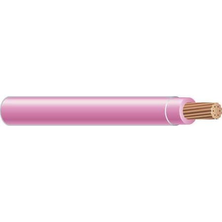 Building Wire, THHN, 14 AWG, 500 Ft, Pink, Nylon Jacket, PVC Insulation