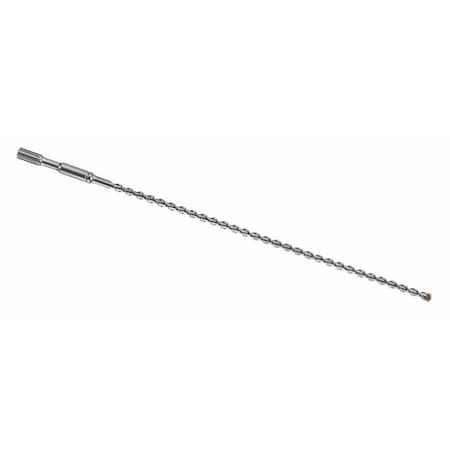 2-Cutter Hammer Drill Bit 1/2 X 29L, Spline