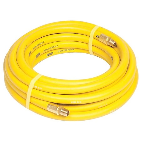 1/2 X 25 Ft Nitrile Coupled Multipurpose Air Hose 300 Psi YL