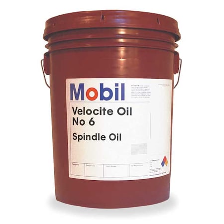 Mobil Velocite 6, Spindle Oil, 5 Gal.
