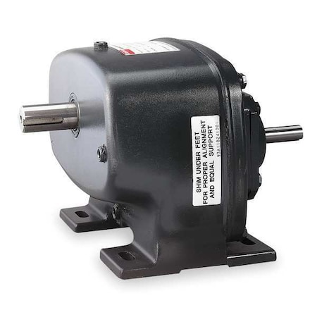 Speed Reducer, Indirect Drive, 12.5:1