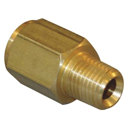 Chrome Plated Brass Conversion Adapter, MNPT X FBSP, 3/4 Pipe Size