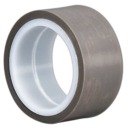 Film Tape,Skived PTFE,Gray,1/2 In X 5 Yd