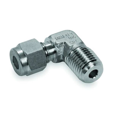 1/8 X 3/8 Compression X MNPT SS Male Connector Elbow