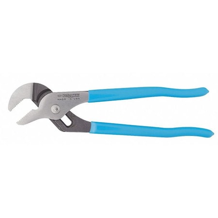 9 1/2 In Straight Jaw Tongue And Groove Plier, Serrated