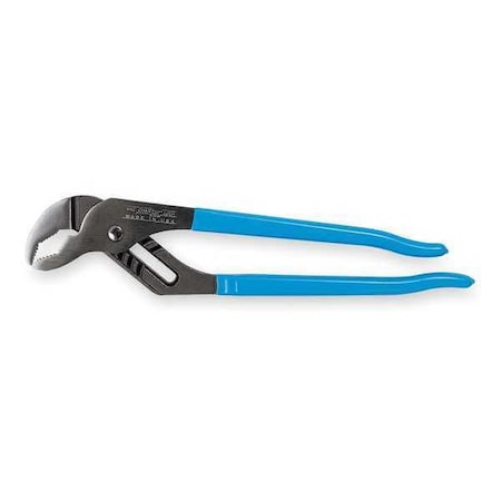 12 In V-Jaw Tongue And Groove Plier, Serrated