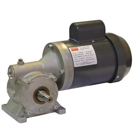AC Gearmotor, 381.0 In-lb Max. Torque, 30 RPM Nameplate RPM, 115/208-230V AC Voltage, 1 Phase