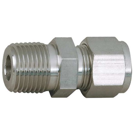 3/8 Male BSPT 316 SS Male Connector