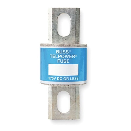 Telecom Protection Fuse, Fast Acting, 400 A, TPL Series, Not Rated, 170V DC, 3-1/2 L X 1-1/2 Dia