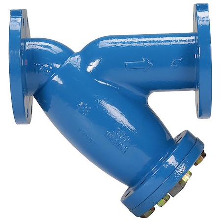 Ductile Iron Wye Type Strainer,4 In Pipe