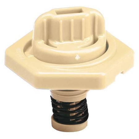 Breather Vent,HDPE,1.50 In. H,Tan