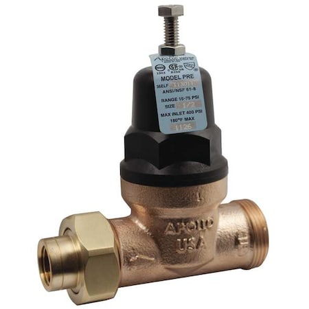 Water Pressure Reducing Valve,1 In.