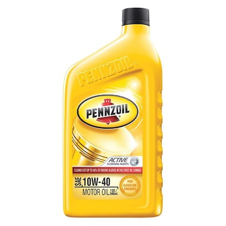 Engine Oil, 10W-40, Conventional, 1 Qt.