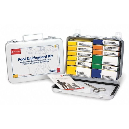 Bulk First Aid Kit, Metal, 25 Person