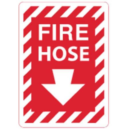 Sign,Fire Alarm,Down Arrow,14X3.25,AL