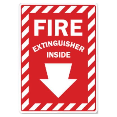 Sign,Fire EXtinguisher,Down Arrow,AL