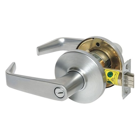 Lever Lockset,Mechanical,Privacy,Grd. 1