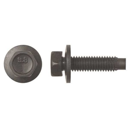 Class 9.8, Structural Bolt, Black Phosphate Steel, 20 Mm L, 50 PK