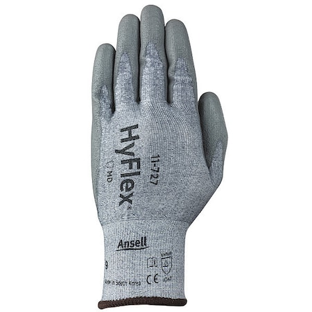Cut Resistant Coated Gloves, A2 Cut Level, Polyurethane, L, 1 PR