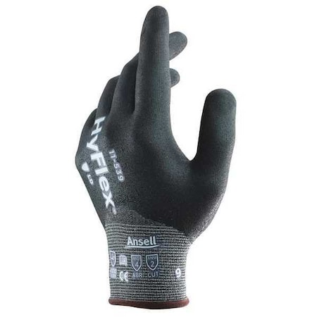 Cut Resistant Coated Gloves, A2 Cut Level, Nitrile, XS, 1 PR