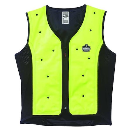 Large Evaporative Cooling Vest, Lime