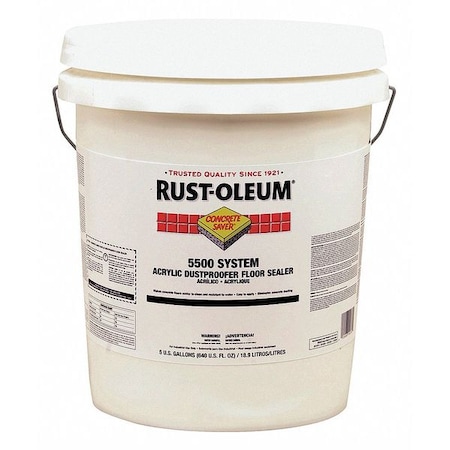 5 Gal Sealer, Low Gloss Finish, Clear, Water Base