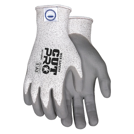 Cut Resistant Coated Gloves, A3 Cut Level, Foam Nitrile, 2XL, 1 PR