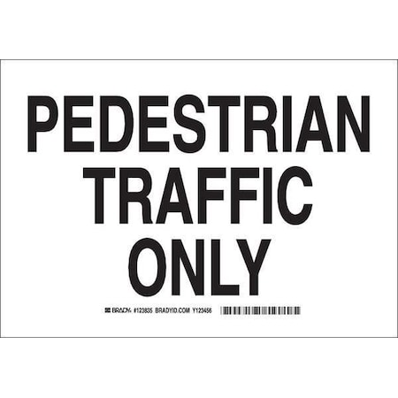 Restriction Sign, 10 In Height, 14 In Width, Plastic, Rectangle, English