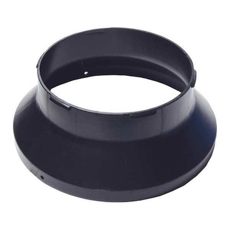 Duct Ring,12 In.,ABS Black