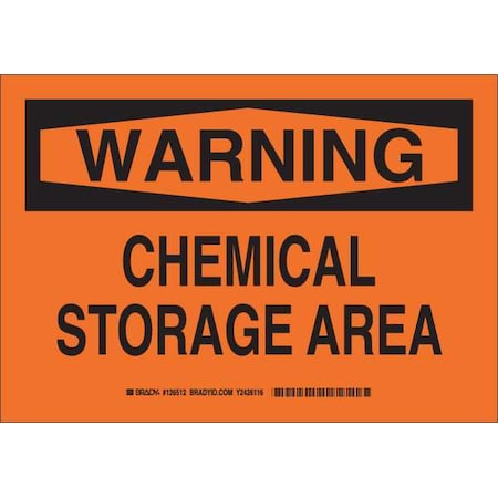 Warning Sign, 7 In H, 10 In W, Polyester, Rectangle, English, 126512
