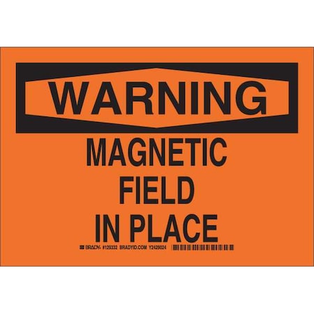 Warning Sign, 7 In H, 10 In W, Plastic, Rectangle,129331